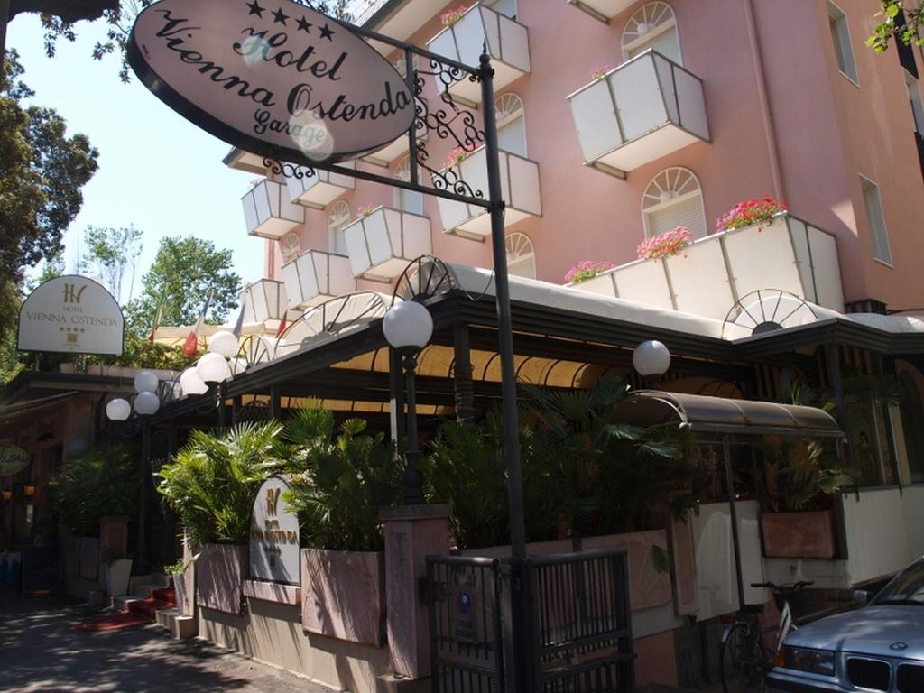 Hotel Vienna Ostenda E Ristorante Il Danubio Ріміні Екстер'єр фото
